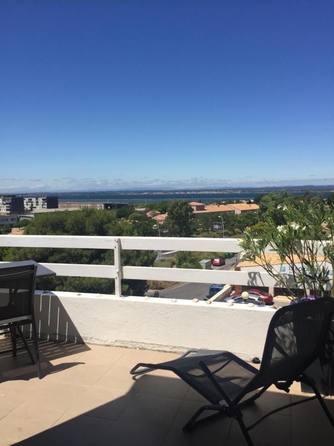 Face A La Mer Avec Piscine A Sète Exteriör bild
